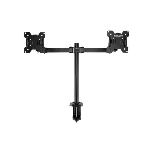 Кронштейн для двух мониторов 13-32дюйм одно колено настольный Офис Rexant 38-0356 фото 4