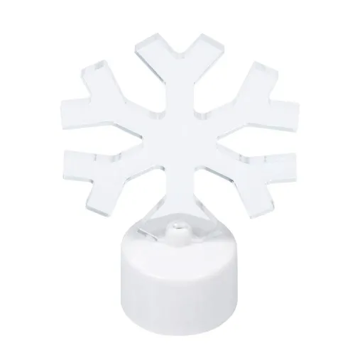 Фигура светодиодная "Снежинка" 1LED RGB 1Вт IP20 на подставке элементы питания 3хAG13(LR44) (в компл.) Neon-Night 501-055 фото 2
