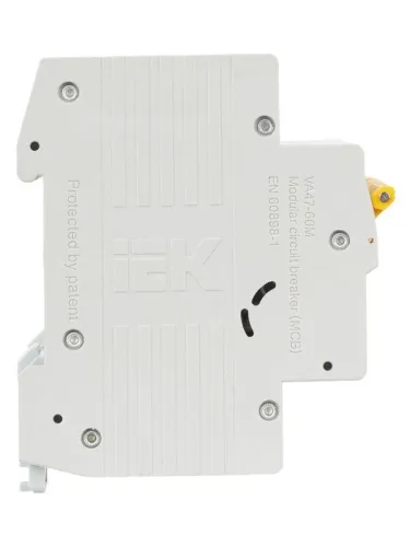 Выключатель автоматический модульный 3п C 40А 6кА ВА47-60M KARAT IEK MVA31-3-040-C фото 7