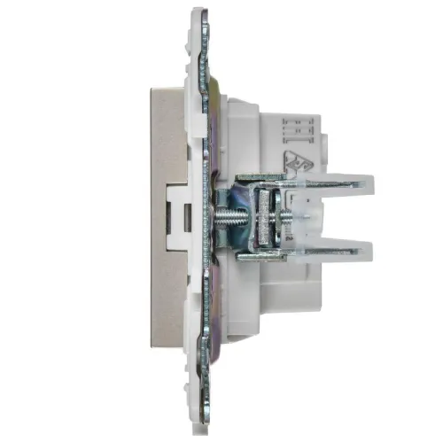 Розетка SKANDY 10А без заземл. без защ. шторок SK-R02Sh шампань IEK SK-R10-10-K37 фото 5