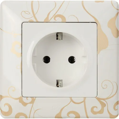 Розетка 1-м СП Valena Life 16А IP2X 250В 2P+E безвинтов. клеммы с лицев. панелью механизм бел. Leg 753421 фото 4