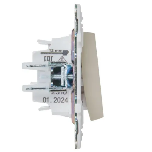 Выключатель перекрестный 1-кл. SKANDY 10А SK-V03B беж. IEK SK-V13-0-10-K10 фото 4