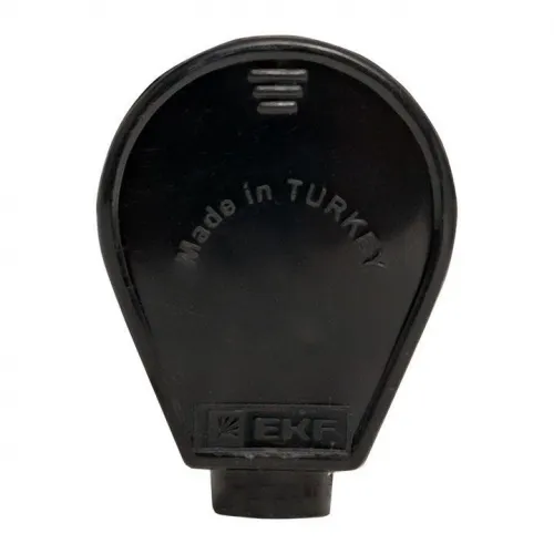 Вилка угловая 16А 250В усиленная с заземл. черн. PROxima EKF AVY16-30-r фото 3