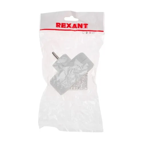Разветвитель 2-м с заземл. 16А IP20 бел. Rexant 11-1075 фото 9