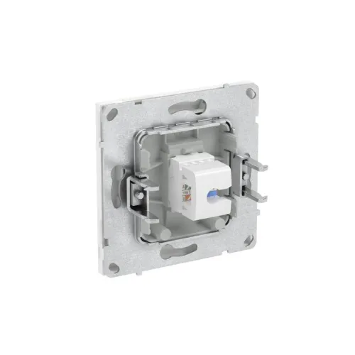 Розетка компьютерная 1-м KANT RJ45 кат.6A без шторки бел. магнолия DKC 7000673 фото 5