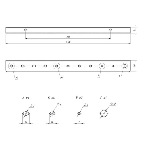 Держатель-органайзер для отверток настенный черн. Rexant 38-0649 фото 5