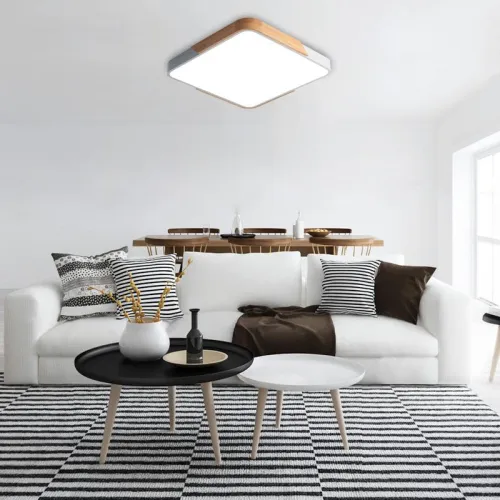 Светильник светодиодный декоративный PPB Scandic-S 24Вт 4000К IP20 настенно-потолочный бытовой WH/W JazzWay 5037298 фото 2