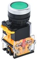 Кнопка D8-11 d22мм 1НО+1НЗ зел. IEK BBT30-11-3-22-K06