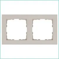 Рамка 2-м G-Classic тауп Jasmart G1002T