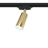 Светильник трековый ARTLINE поворотный 55х55х100мм GU10 230В алюм. 4кв.м зол. Ritter 59878 1