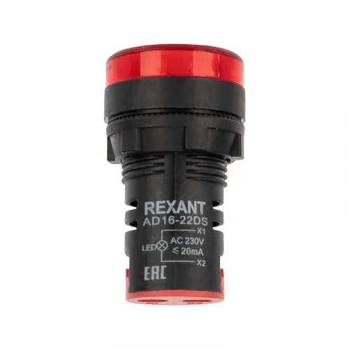 Матрица светодиодная AD22-230 В красн. Rexant 36-4740 фото 2