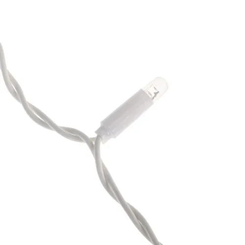 Гирлянда светодиодная "Айсикл" (бахрома) 2.4х0.6м 88LED бел. 5.5Вт 230В IP65 эффект мерцания провод бел. Neon-Night 255-036 фото 4