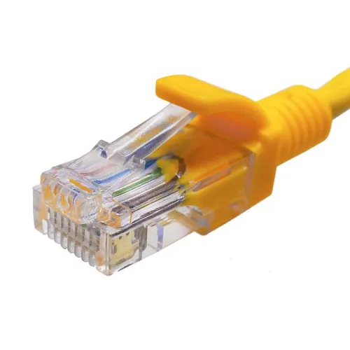 Патч-корд UTP 5e 4х2 26AWG (7х0.16мм) Cu LSZH 3м желт. SUPRLAN 10-0164 фото 2
