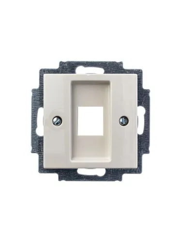 Плата центральная для коммуникационных розеток 0210 0211 и 0219 без лапок Basic 55 сл. кость ABB 2CKA001753A0211 фото 3