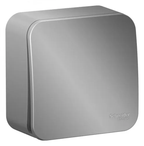 Выключатель 1-кл. ОП Blanca 10А IP20 (сх. 1) 250В с изолир. пластиной алюм. SE BLNVA101013 фото 3