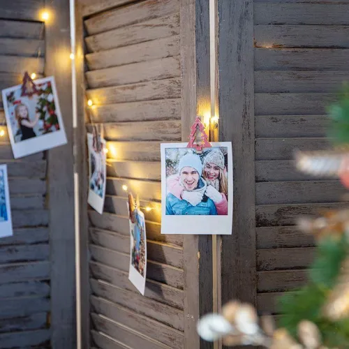 Прищепка деревянная "Елочки" 14.5х4.5х1.6см роз. (уп.6шт) Neon-Night 504-032 фото 4