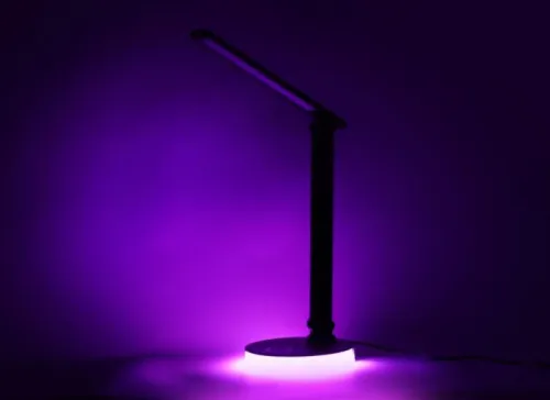 Светильник светодиодный настольный UF-822 C01 7Вт димм. 3 цвет. темп. RGB ночник бел. Ultraflash 15176 фото 9