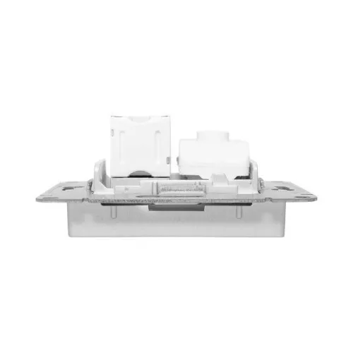 Розетка телевизионная + компьютерная СП Эпика TV + RJ45 кат.5 механизм алюм. EKF UP1-SOA-TV+RJ фото 9