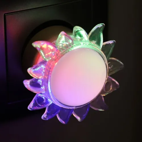 Светильник светодиодный ночник LED "Солнце" RGB 220В Camelion NL-257 15375 фото 3