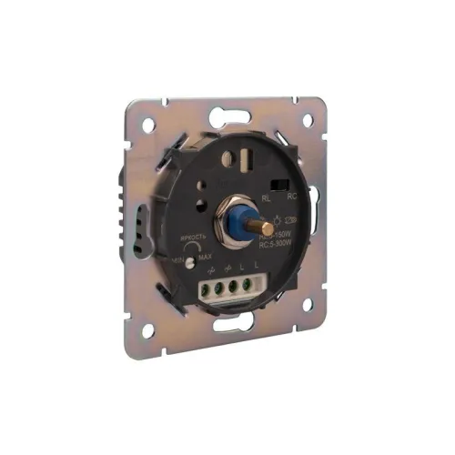 Светорегулятор (диммер) СП 300Вт ROUND MIELE титан Kranz KR-78-0732-2 фото 3