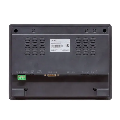 Панель промышленная операторская диагональ 7дюйм 1677М цветов дисплей TFT разрешение 800х480 px порты: 2 COM 1 Micro USB 1 USB 1 Ethernet DKC H1000-T070E фото 3