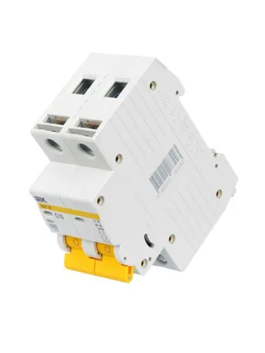 Выключатель автоматический модульный 2п C 10А 4.5кА ВА47-29 KARAT IEK MVA20-2-010-C фото 6