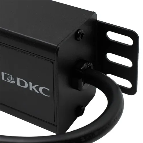 Блок распределения питания 24-м 10А C13 вх. разъем C14 для 19дюйм шкафов вертикал. с индикатором сети DKC R5VIEC24PIC14 фото 5