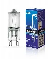Лампа галогенная 25Вт капсула G9 3000К 240В прозр. Camelion 5845