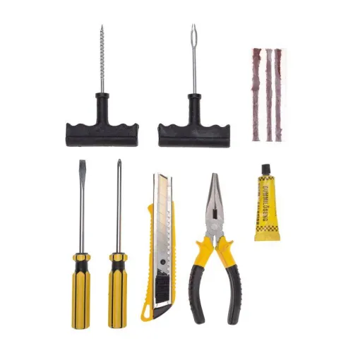 Компрессор автомобильный усиленный двухпоршневой в кейсе с набором инструментов (60л/мин 10 АТМ) Rexant 80-0524 фото 10