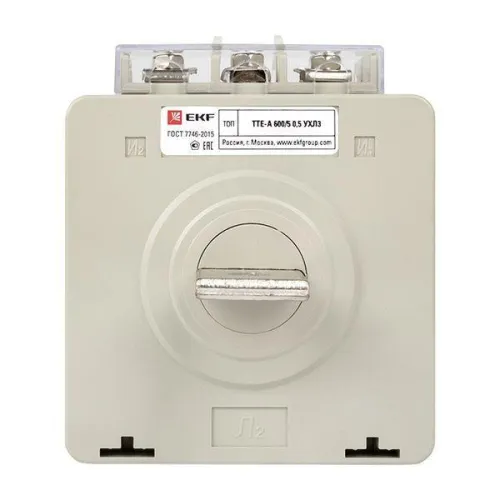 Трансформатор тока ТТЕ-А 600/5А кл. точн. 0.5 с клеммой напряжения PROxima EKF tte-S-600 фото 4