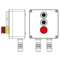 Пост управления взрывозащ. из полиэстера CPE-P-05-(2xP1B(11)-1xP3E(11))-2xKA2MHK(C)1Ex d e IIC Т5 Gb / Ex tb IIIC T95град.C DbIP66/КЗ DKC 2231.051.22.11H
