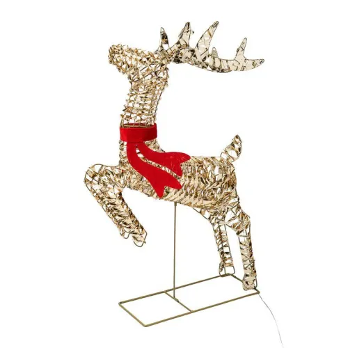 Фигура светодиодная "Бегущий олень" 88см тепл. бел. IP44 питание от трансформатора Neon-Night 501-375 фото 7