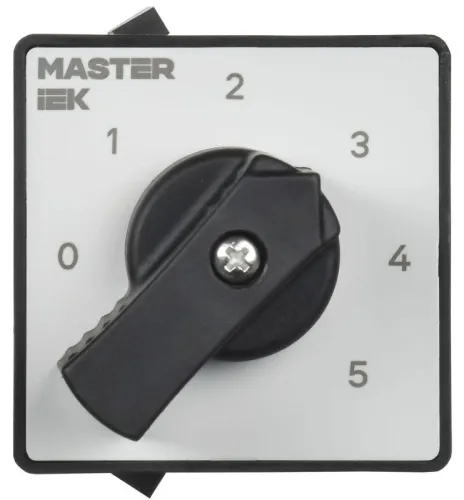 Переключатель кулачковый 10А (сх. 110) стандартная рукоятка IEK MI-CS10-010-110 фото 2
