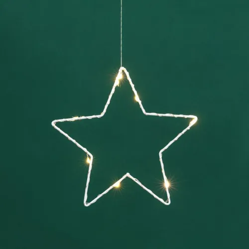 Гирлянда светодиодный занавес из росы с фигурами звезд IP20 USB + пульт управления тепл. бел. Neon-Night 315-846 фото 11