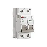 Выключатель автоматический 2п C 1А 10кА AV-10 DC AVERES EKF mcb10-DC-2-01C-av