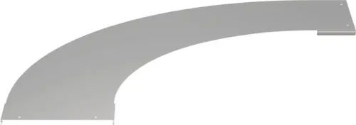 Крышка для угла лестничного 90град. осн.400 L1130 R600 сталь LESTA оцинк. IEK CPG05D-4-90-400-10