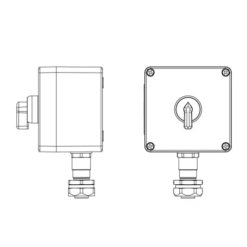 Пост управления взрывозащ. из полиэстера CPE-P-03-(1xPB54(11))-1xKAEPM2MHK-20(C)1Ex d e IIC Т5 Gb / Ex tb IIIC T95град.C DbIP66/КЗ DKC 2231.031.22.11A