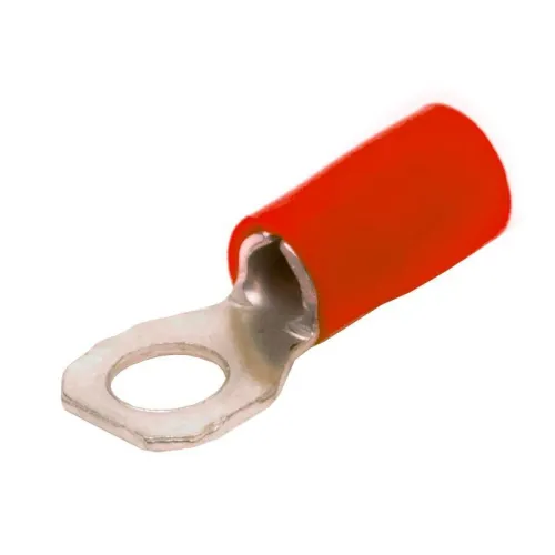 Наконечник кольц. изол. 0.25-1.5кв.мм отв. d3.6мм кр. (уп.100шт) DKC 2A3P