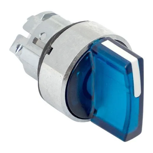 Механизм переключателя исполнительный ХB4 син. на 2 положения с фиксацией с подсветкой с короткой ручкой IP65 EKF XB4BD2FL-B-65 фото 9
