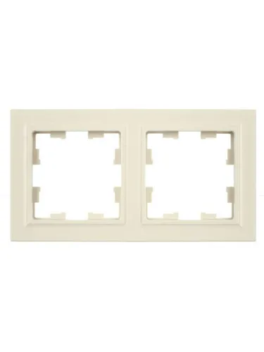 Рамка 2-м BRITE РУ-2-БрКр беж. IEK BR-M22-K10 фото 3