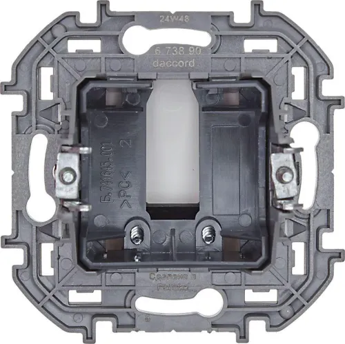 Вывод кабеля Inspiria с зажимом для крепления бел. IEK 673890 фото 5