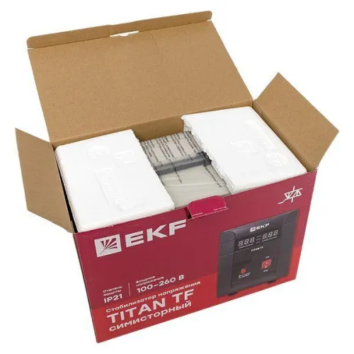 Стабилизатор напряжения электронный напольного исполнения модернизированый TITAN -ТF-1500 EKF stab-TF-1500 фото 5