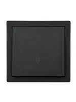 Выключатель 1-клав. проходной LETO черн. бархат LEZARD 752-4200-105