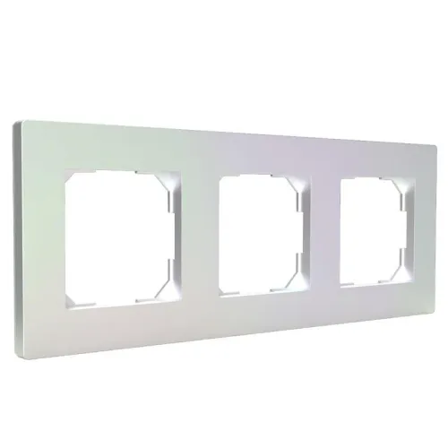 Рамка 3-м Pixel универс. перламутр. TOKOV ELECTRIC TKE-PX-RM3-C04 фото 4