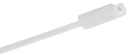 Хомут 4.8х190мм P6.6 маркерный бел. (уп.100шт) IEK UHH14-D048-190-100-K01