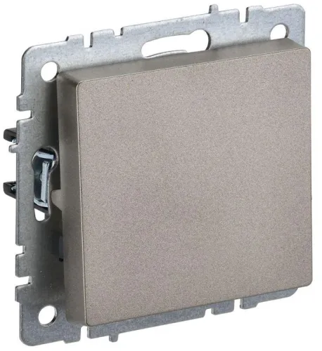 Выключатель перекрестный 1-кл. СП BRITE 10А ВС10-1-3-БрШ механизм шампань IEK BR-V13-0-10-K37