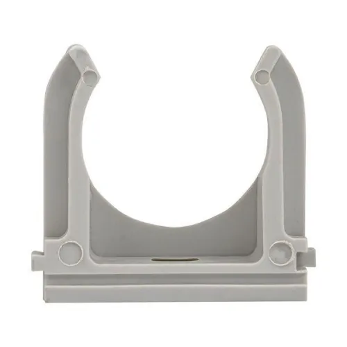 Держатель для труб (клипса) d40мм сер. (уп.30шт) Plast EKF derj-z-40n фото 4