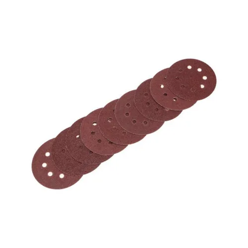 Диск абразивный на ворсовой основе на липучке перфорир. P40 125мм (уп.10шт) Kranz KR-91-1164 фото 2