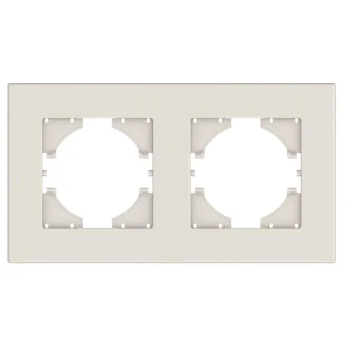 Рамка 2-местн. City беж. GUSI С1112-003