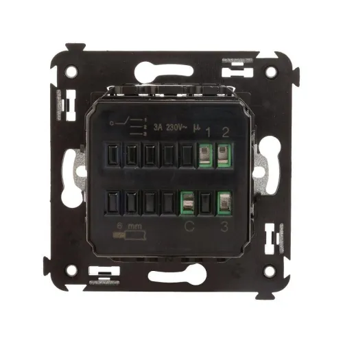 Механизм управления вентиляторами СП Avanti "Черный матовый" DKC 4412173 фото 3